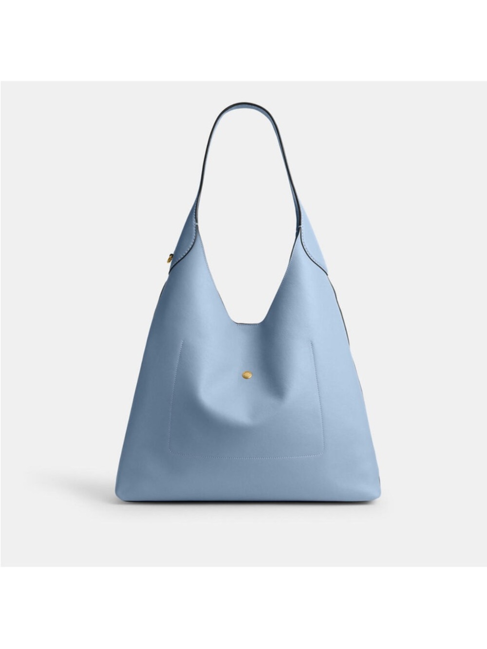 Coach Brooklyn 39 Light Blue Leather Shoulder Bag - Picture 4 of 11